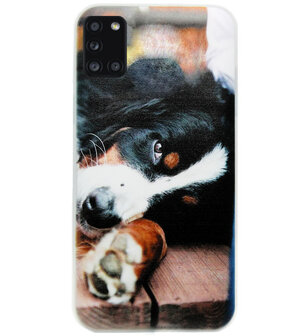 ADEL Siliconen Back Cover Softcase Hoesje voor Samsung Galaxy A31 - Berner Sennenhond