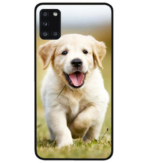 ADEL Siliconen Back Cover Softcase Hoesje voor Samsung Galaxy A31 - Labrador Retriever Hond