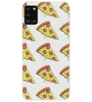 ADEL Siliconen Back Cover Softcase Hoesje voor Samsung Galaxy A31 - Junkfood Pizza