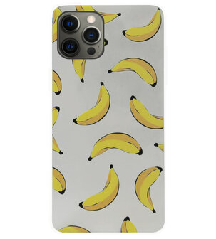 ADEL Siliconen Back Cover Softcase Hoesje voor iPhone 12 (Pro) - Bananen Geel