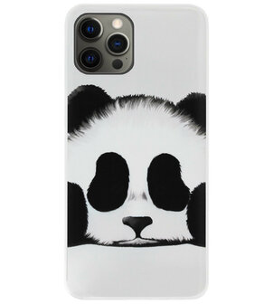 ADEL Siliconen Back Cover Softcase Hoesje voor iPhone 12 Pro Max - Panda
