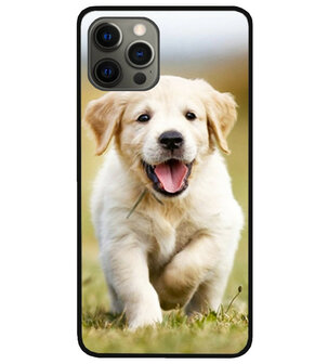 ADEL Siliconen Back Cover Softcase Hoesje voor iPhone 12 Pro Max - Labrador Retriever Hond