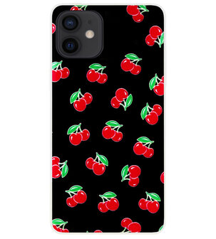 ADEL Siliconen Back Cover Softcase Hoesje voor iPhone 12 Mini - Fruit