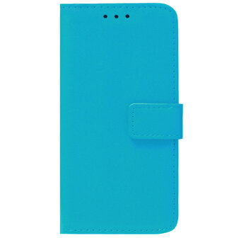 ADEL Kunstleren Book Case Pasjes Portemonnee Hoesje voor Samsung Galaxy S21 Ultra - Blauw