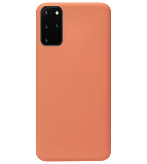 ADEL Premium Siliconen Back Cover Softcase Hoesje voor Samsung Galaxy S20 FE - Oranje