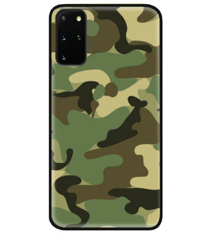 ADEL Siliconen Back Cover Softcase Hoesje voor Samsung Galaxy S20 FE - Camouflage