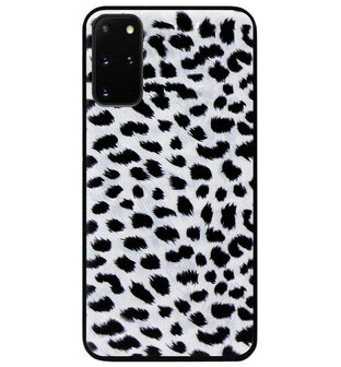 ADEL Siliconen Back Cover Softcase Hoesje voor Samsung Galaxy S20 FE - Luipaard Wit