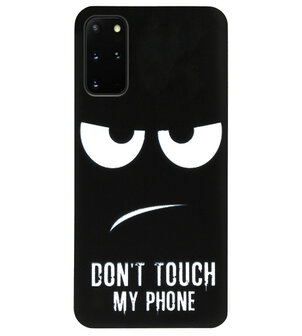 ADEL Siliconen Back Cover Softcase Hoesje voor Samsung Galaxy S20 FE - Don&#039;t Touch My Phone