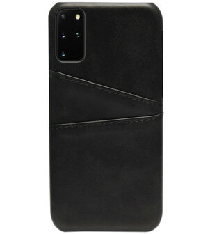 ADEL Kunstleren Back Cover Pasjes Hoesje voor Samsung Galaxy S20 FE - Zwart
