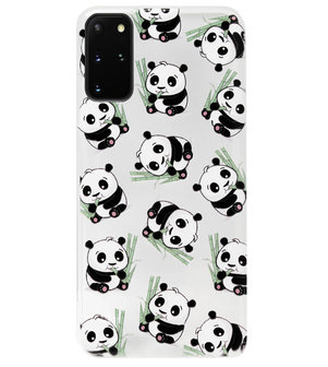 ADEL Siliconen Back Cover Softcase Hoesje voor Samsung Galaxy S20 FE - Panda Liggend