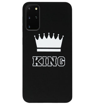 ADEL Siliconen Back Cover Softcase Hoesje voor Samsung Galaxy S20 FE - King