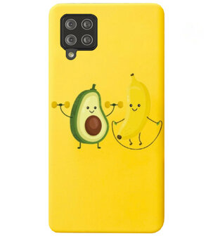 ADEL Siliconen Back Cover Softcase Hoesje voor Samsung Galaxy A42 - Fruit