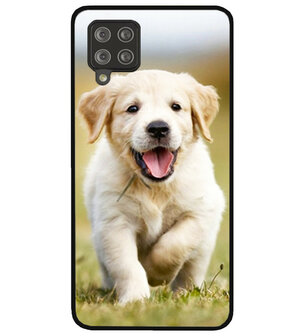 ADEL Siliconen Back Cover Softcase Hoesje voor Samsung Galaxy A42 - Labrador Retriever Hond
