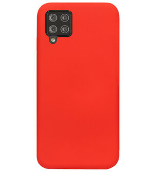 ADEL Siliconen Back Cover Softcase Hoesje voor Samsung Galaxy A42 - Rood