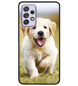 ADEL Siliconen Back Cover Softcase Hoesje voor Samsung Galaxy A72 - Labrador Retriever Hond