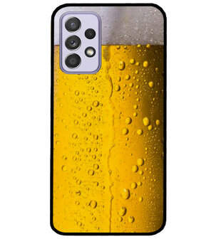 ADEL Siliconen Back Cover Softcase Hoesje voor Samsung Galaxy A72 - Pils Bier