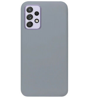 ADEL Siliconen Back Cover Softcase Hoesje voor Samsung Galaxy A72 - Grijs