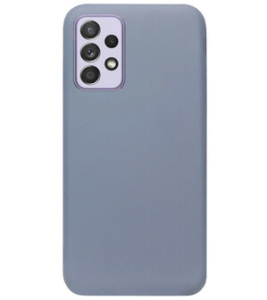 ADEL Premium Siliconen Back Cover Softcase Hoesje voor Samsung Galaxy A72 - Lavendel