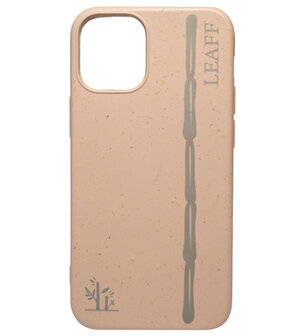 LEAFF Suikerriet Back Cover Softcase Hoesje voor iPhone 11 Pro - Duurzaam Volledig Composteerbaar Roze