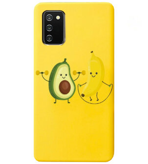 ADEL Siliconen Back Cover Softcase Hoesje voor Samsung Galaxy A02s - Fruit
