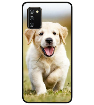 ADEL Siliconen Back Cover Softcase Hoesje voor Samsung Galaxy A02s - Labrador Retriever Hond