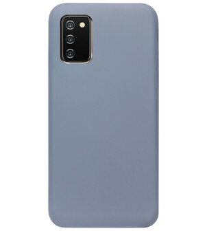 ADEL Premium Siliconen Back Cover Softcase Hoesje voor Samsung Galaxy A02s - Lavendel