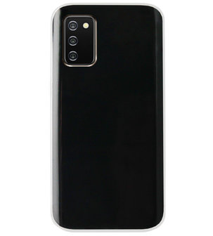 ADEL Siliconen Back Cover Softcase Hoesje voor Samsung Galaxy A02s - Doorzichtig Transparant