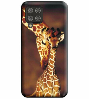 ADEL Siliconen Back Cover Softcase Hoesje voor Samsung Galaxy A12/ M12 - Giraf