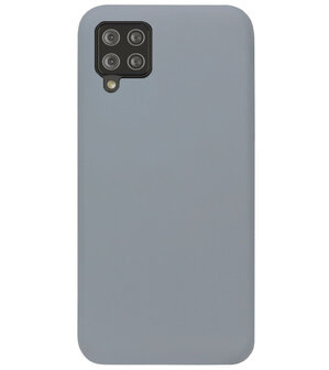 ADEL Siliconen Back Cover Softcase Hoesje voor Samsung Galaxy A12/ M12 - Grijs