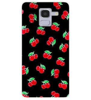 ADEL Siliconen Back Cover Softcase Hoesje voor Samsung Galaxy J6 Plus (2018) - Fruit