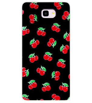 ADEL Siliconen Back Cover Softcase Hoesje voor Samsung Galaxy J4 Plus - Fruit