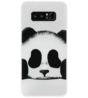 ADEL Siliconen Back Cover Softcase Hoesje voor Samsung Galaxy Note 8 - Panda