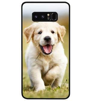 ADEL Siliconen Back Cover Softcase Hoesje voor Samsung Galaxy Note 8 - Labrador Retriever Hond