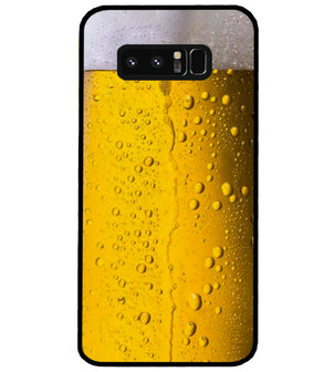 ADEL Siliconen Back Cover Softcase Hoesje voor Samsung Galaxy Note 8 - Pils Bier