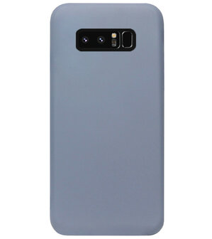 ADEL Premium Siliconen Back Cover Softcase Hoesje voor Samsung Galaxy Note 8 - Lavendel