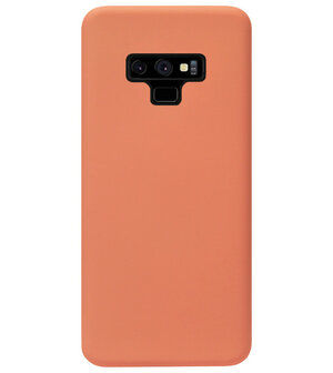 ADEL Premium Siliconen Back Cover Softcase Hoesje voor Samsung Galaxy Note 9 - Oranje