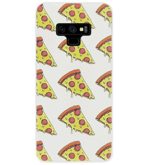 ADEL Siliconen Back Cover Softcase Hoesje voor Samsung Galaxy Note 9 - Junkfood Pizza