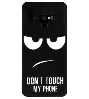 ADEL Siliconen Back Cover Softcase Hoesje voor Samsung Galaxy Note 9 - Don&#039;t Touch My Phone