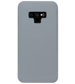 ADEL Siliconen Back Cover Softcase Hoesje voor Samsung Galaxy Note 9 - Grijs