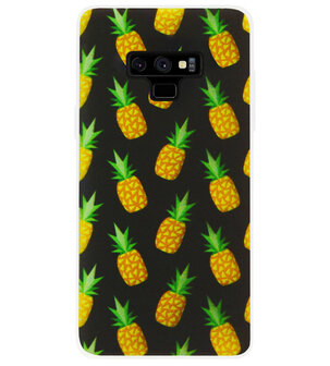 ADEL Siliconen Back Cover Softcase Hoesje voor Samsung Galaxy Note 9 - Ananas