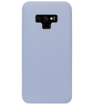 ADEL Premium Siliconen Back Cover Softcase Hoesje voor Samsung Galaxy Note 9 - Lavendel Grijs