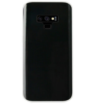 ADEL Siliconen Back Cover Softcase Hoesje voor Samsung Galaxy Note 9 - Doorzichtig Transparant