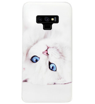 ADEL Siliconen Back Cover Softcase Hoesje voor Samsung Galaxy Note 9 - Katten