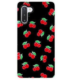 ADEL Siliconen Back Cover Softcase Hoesje voor Samsung Galaxy Note 10 - Fruit
