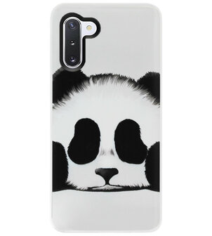 ADEL Siliconen Back Cover Softcase Hoesje voor Samsung Galaxy Note 10 - Panda