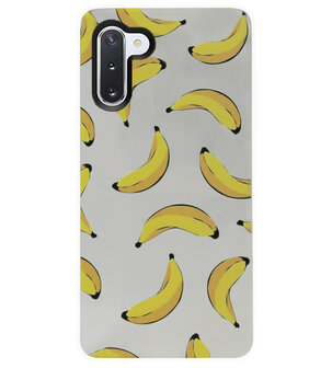 ADEL Siliconen Back Cover Softcase Hoesje voor Samsung Galaxy Note 10 - Bananen Geel