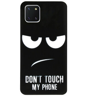 ADEL Siliconen Back Cover Softcase Hoesje voor Samsung Galaxy Note 10 Lite - Don&#039;t Touch My Phone