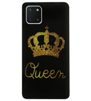 ADEL Siliconen Back Cover Softcase Hoesje voor Samsung Galaxy Note 10 Lite - Queen Koningin
