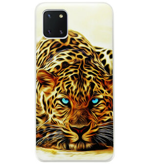 ADEL Siliconen Back Cover Softcase Hoesje voor Samsung Galaxy Note 10 Lite - Tijger