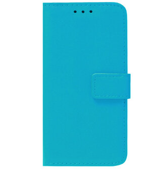 ADEL Kunstleren Book Case Pasjes Portemonnee Hoesje voor Samsung Galaxy Note 20 - Blauw